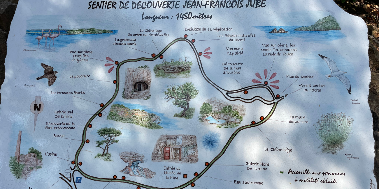 sentier de decouverte jean francois jube au musee de la mine de cap garonne 