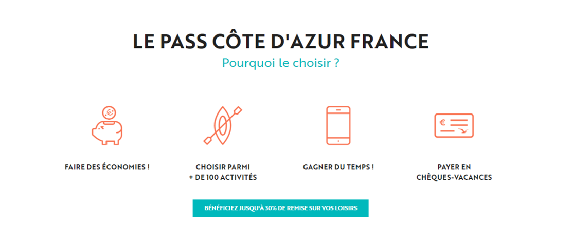 Pass Côte d'azur France code promo KIDI10