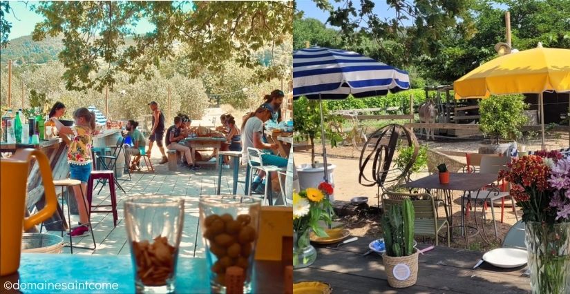 la guinguette Domaine Saint Côme