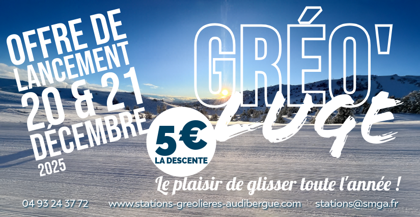 Offre luge 4 saison à Gréolières les neiges