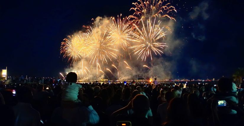 feux d'artifice de l'été