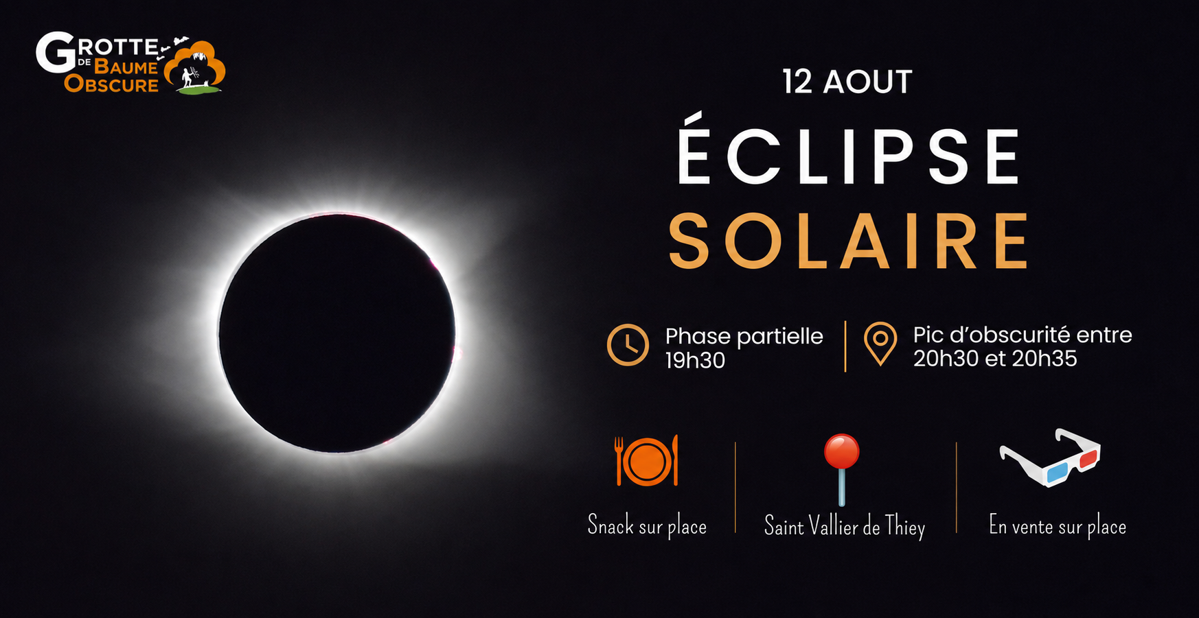 éclipse solaire saint vallier de Thiey