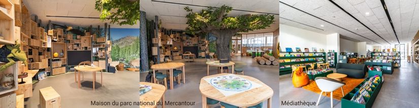 maison du parc du mercantour médiathèque