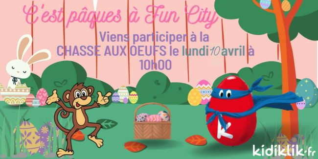 La chasse aux œufs de Pâques à FUN CITY !