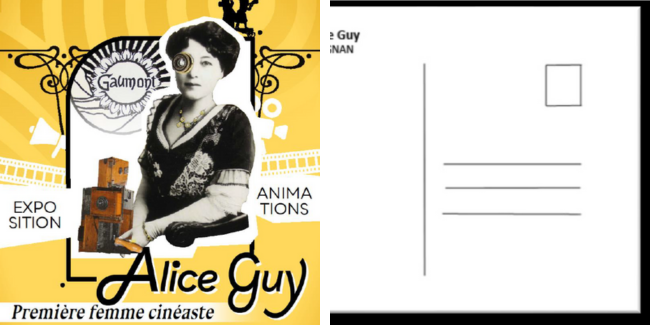 Atelier mail art, exposition Alice Guy au Musée des Arts et Traditions Populaires