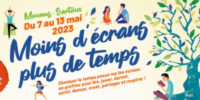 "Moins d'écrans, plus de temps" à Mouans-Sartoux