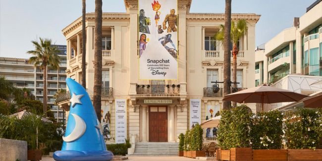 Snapchat célèbre les 100 ans de Disney à la Malmaison de Cannes