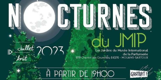 les nocturnes à Mouans-sartoux Les nocturnes des Jardins du Musée International de la Parfumerie