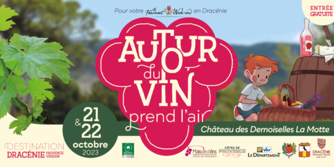 En famille au Salon "Autour du vin", Château des Demoiselles à La Motte