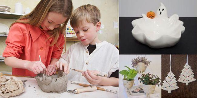 ateliers poterie enfants Stages poterie enfants des vacances de la Toussaint