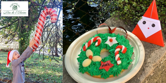 Atelier pâtisserie : "couronne de Noël" au Mas de l'Olivine