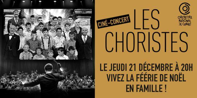 spectacle de Noël en famille concert Cannes Les choristes Ciné-concert "Les choristes" de l'orchestre national de Cannes