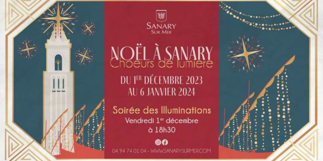 "Choeur de lumière", Noël lumineux à Sanary-sur-Mer