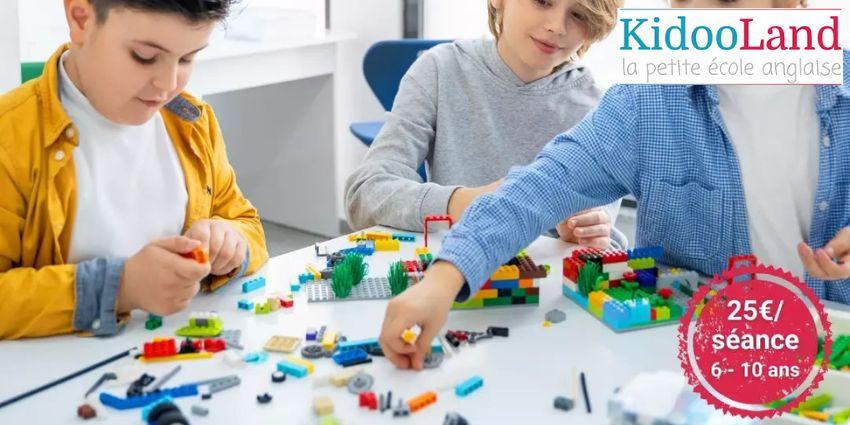 Lego bricks cours anglais enfant Kidooland "Legends with Lego bricks", apprendre l'anglais en construisant chez KIDOOLAND !