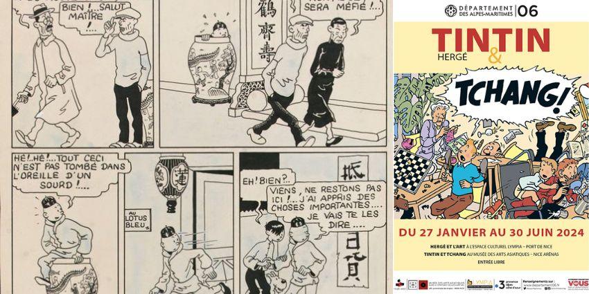 visite créative au musée des arts asiatiques de Nice Visite créative "Créa-bulle" autour de l'exposition "Tintin et Tchang" au Musée des Arts Asiatiques de Nice