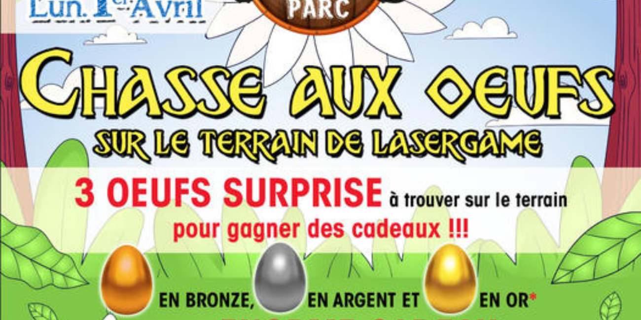 Chasse aux oeufs au Vikings Parc 