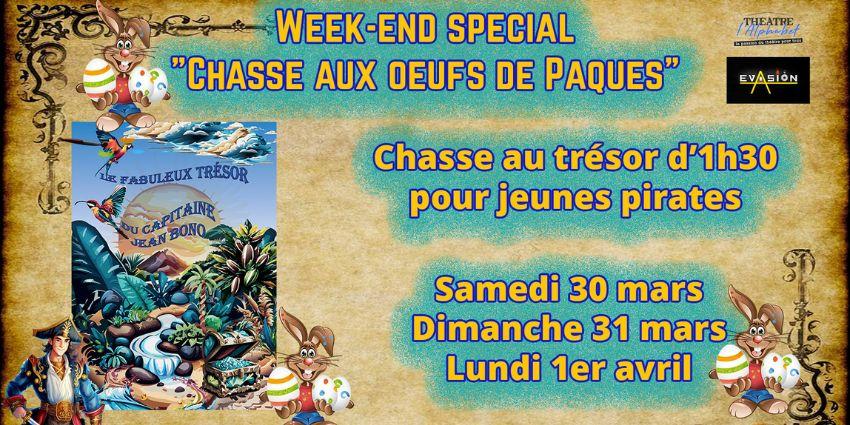 Chasse aux trésors... chasse aux œufs de Pâques