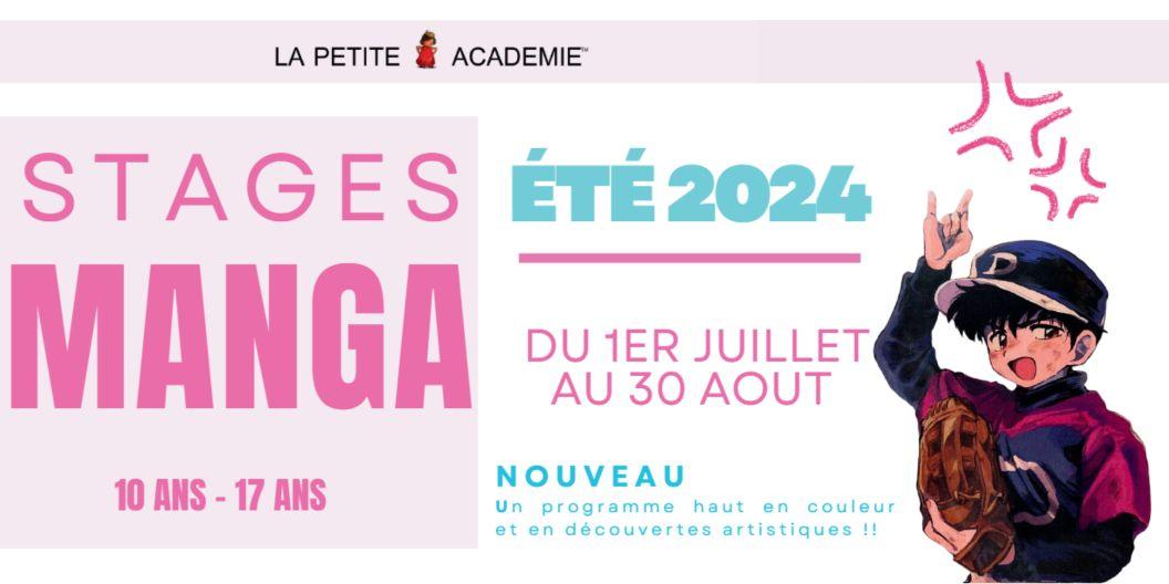stages ados des vacances été Manga la petite académie Stages MANGA à LA PETITE ACADÉMIE