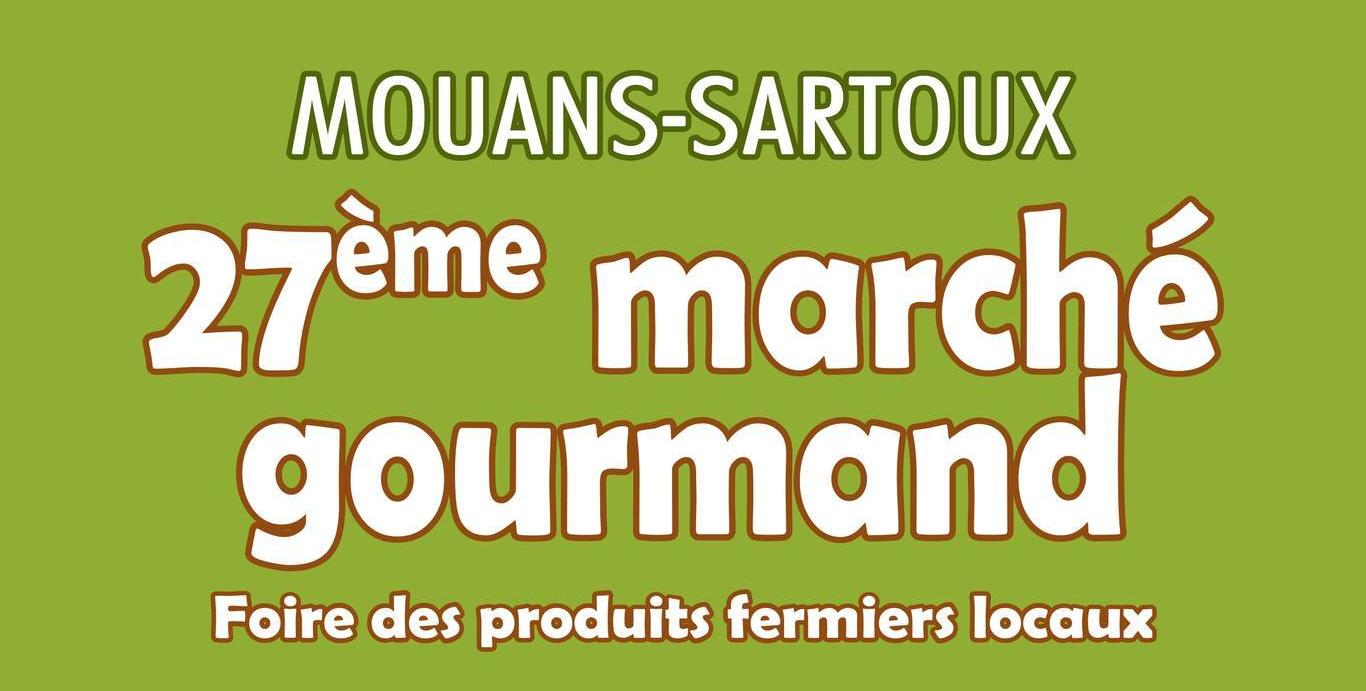 Marché gourmand à Mouans-Sartoux