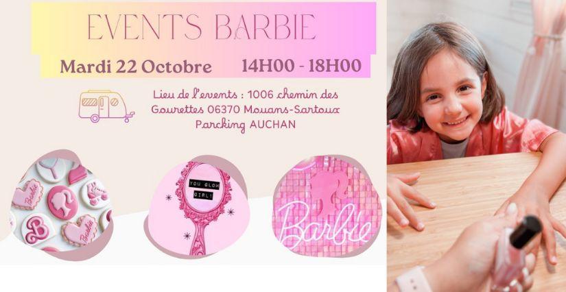 Events Barbie avec les roulottes "Âme du sens" et "Gourmandise is 50's"
