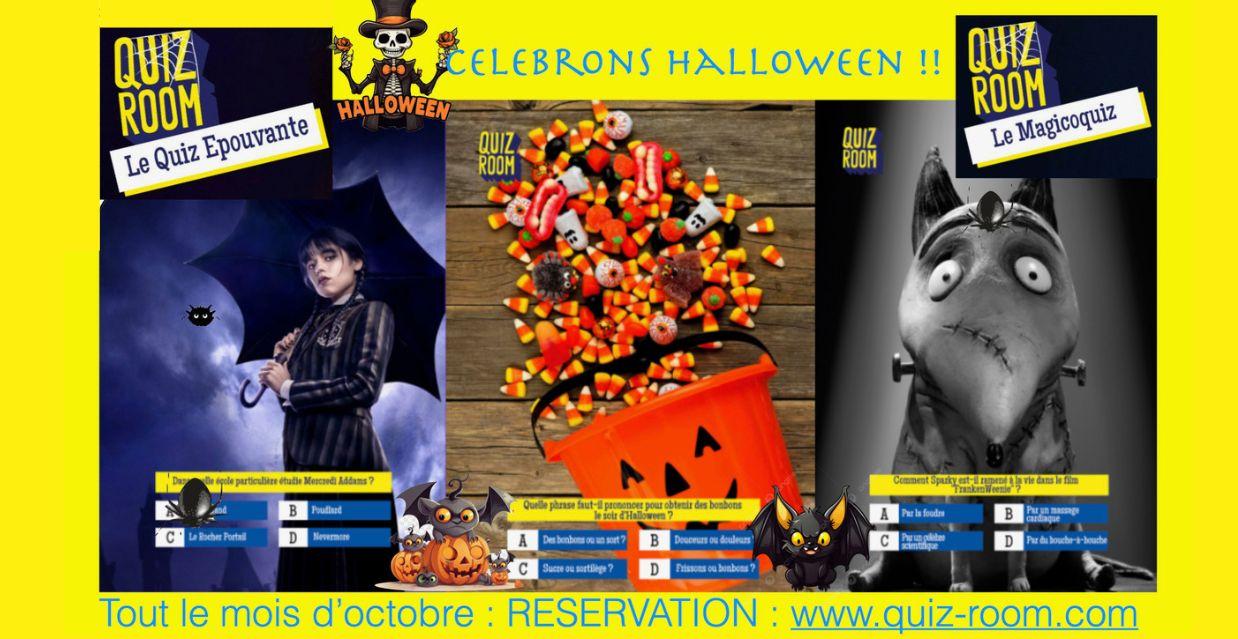Le Quiz Épouvante ou MagicoQuiz d'Halloween chez Quiz Room Cannes enfant adolescent adulte Le Quiz Épouvante ou MagicoQuiz d'Halloween chez Quiz Room Cannes