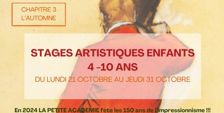 Stage peinture sculpture à La PETITE ACADÉMIE de Cannes Stage peinture sculpture à La PETITE ACADÉMIE d'Antibes