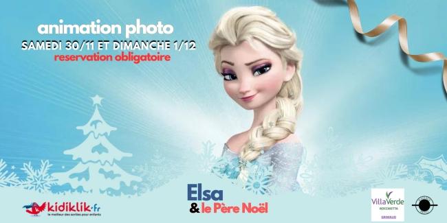 photos de Noël avec le Père Noël Reine des neiges Shooting photo avec le Père-Noël et la Reine des Neiges !