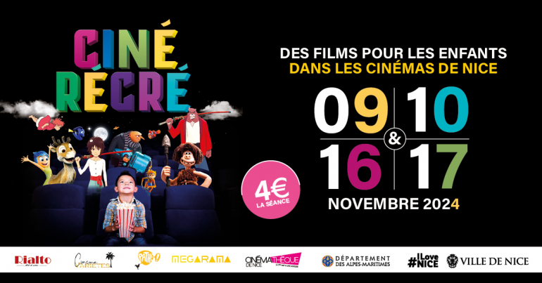 Ciné Récréla fête du cinéma pour les enfants à Nice Ciné Récré la fête du cinéma pour les enfants à Nice