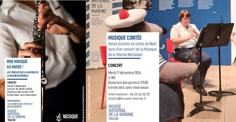 Concerts de Noël au musée avec la Musique de la Marine Nationale 