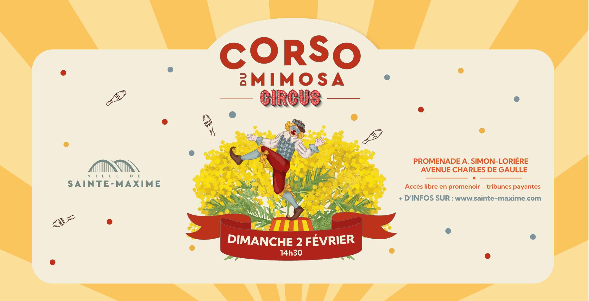 corso du mimosa circus Corso du mimosa à Saint-Maxime