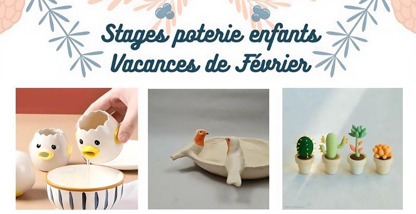 Les mini-stages de l'atelier poterie de Céline Sicard février Les mini-stages poterie de Céline Sicard