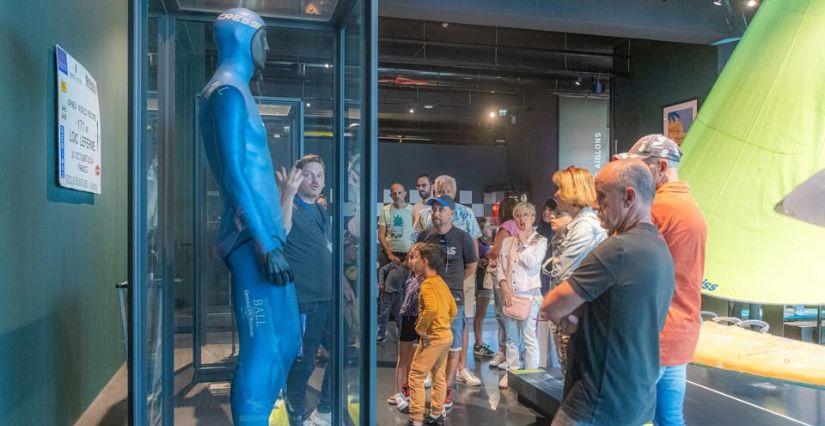 Visite en famille de "L'Odyssée des sports aquatiques"au Musée du sport