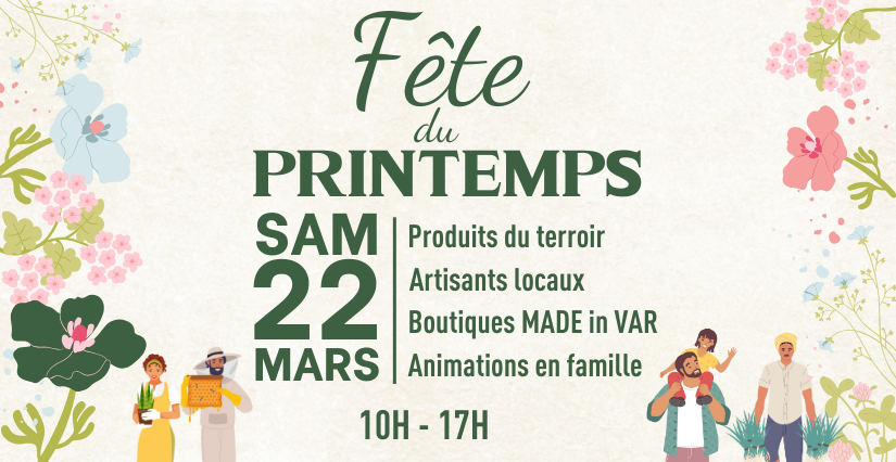 Fête du printemps au village des Talents créatifs de Puget-sur-Argens La fête du printemps au Village des Talents Créatifs