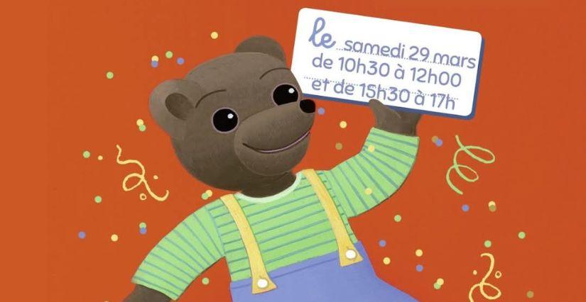 petit ours brun forum arts et livres mouans-sartoux Rencontre avec Petit Ours Brun !