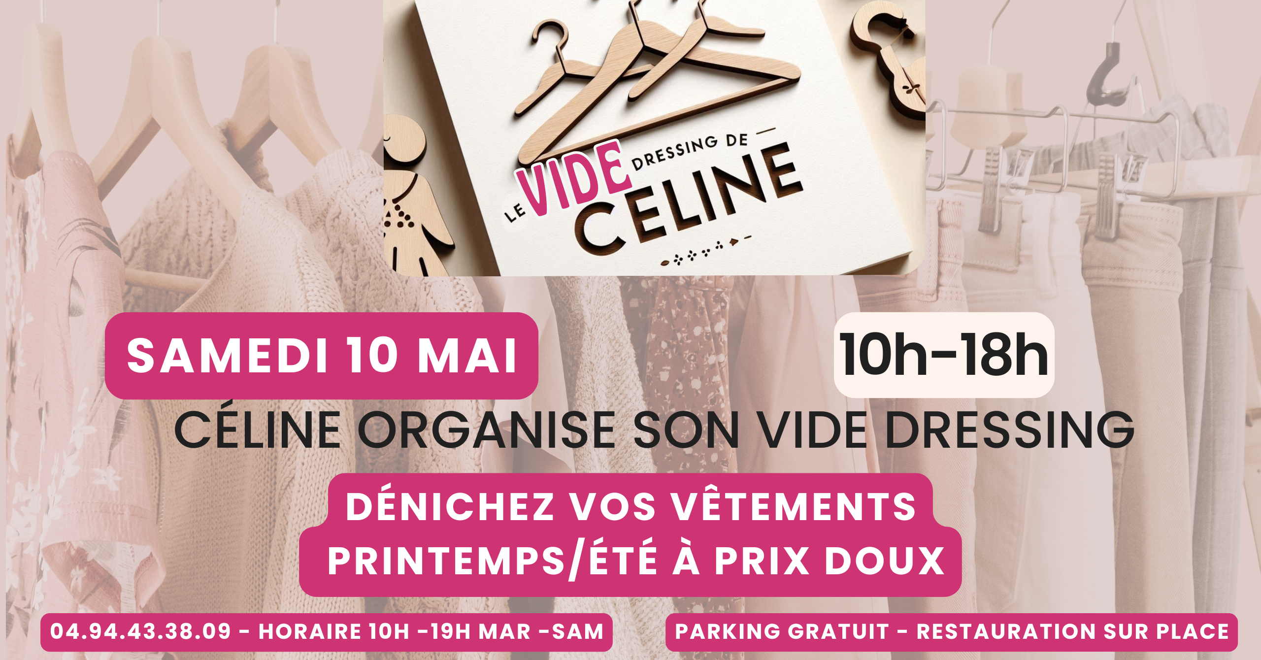 le dressing de céline Village made in france puget sur argens Bon plan au vide dressing de Céline du Village Made in France