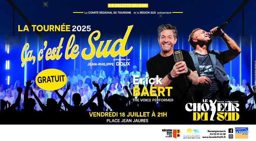 Concert gratuit à La Valette-du-Var – Tournée « Ça c’est le Sud »