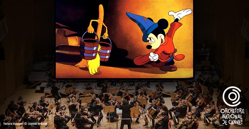 Ciné-concert "Fantasia" par l'Orchestre National de Cannes 