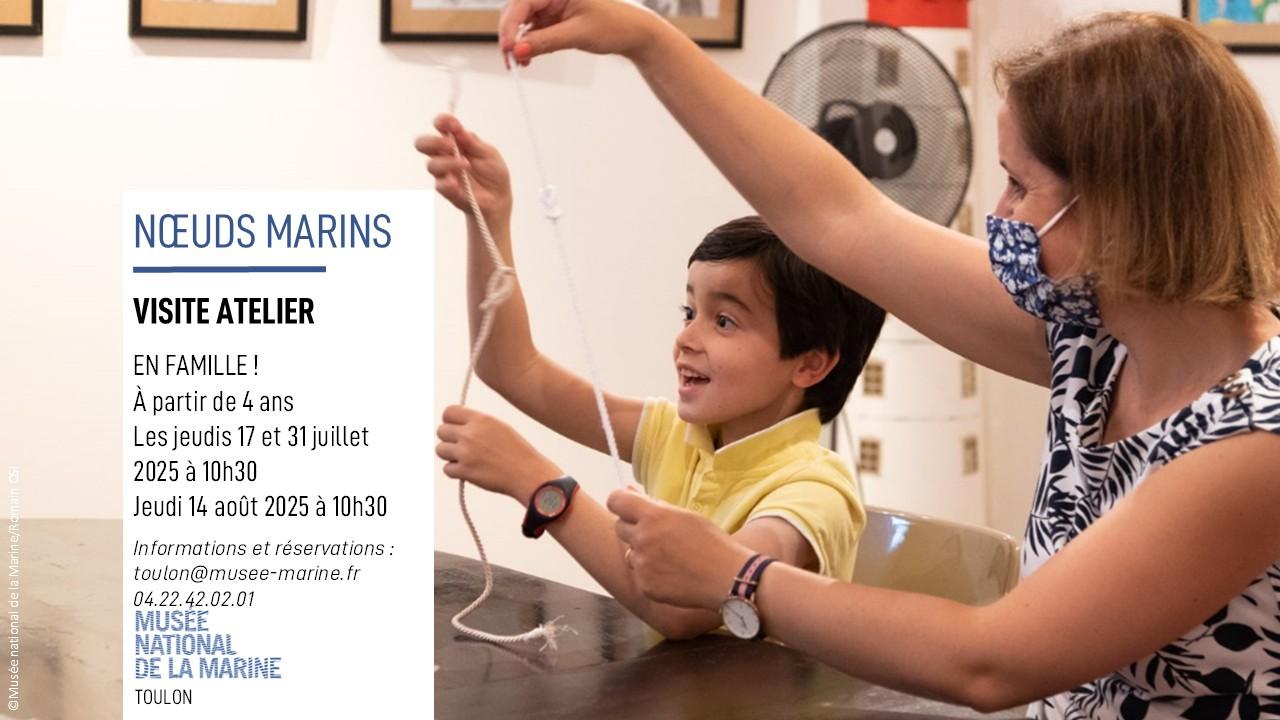 "Nœuds marins", visite-atelier au Musée de la Marine de Toulon