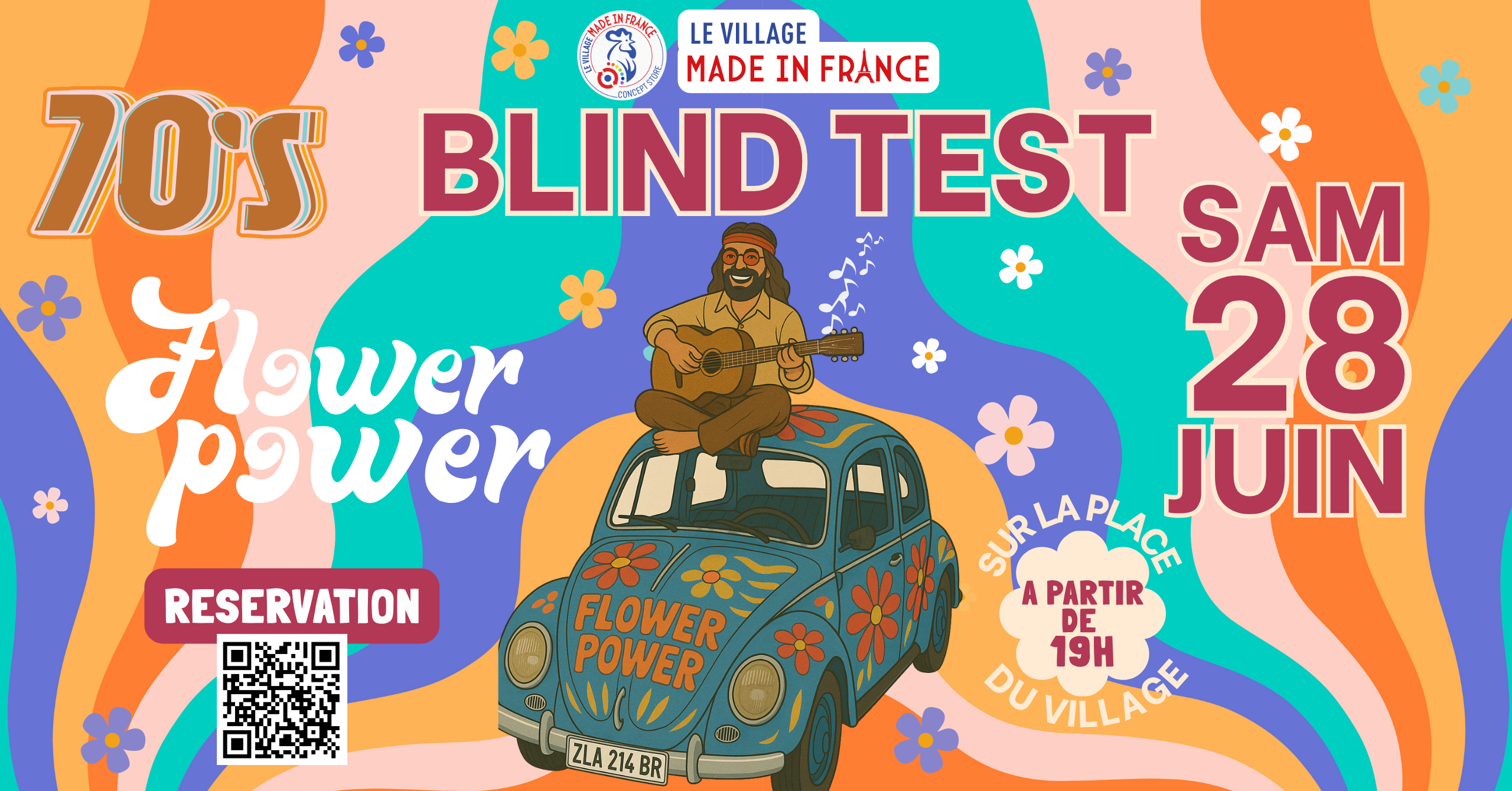BLINDTEST "seventies" au Village Made in France