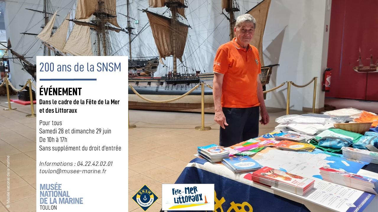 Rencontre avec la Société Nationale de Sauvetage en Mer au Musée National de la Marine de Toulon