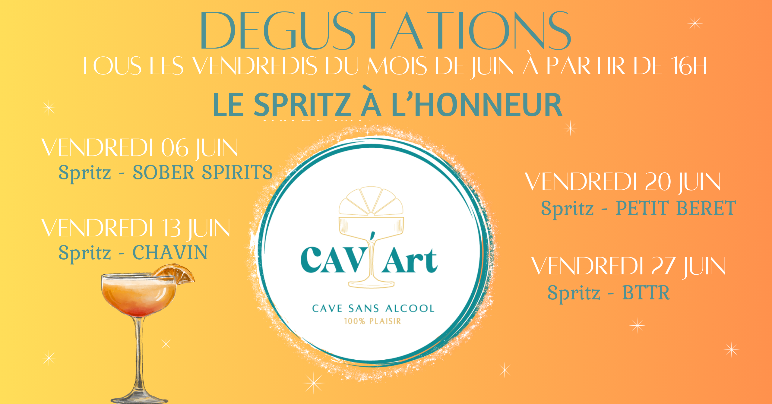 Afterwort SPRITZ sans alcool au Village Made In France