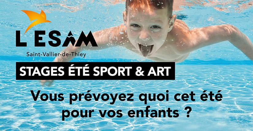 stages pour les enfants et adolescents saint-vallier de thiey var alpes-maritimes Les stages d'été pour enfants et ados à L'ESAM Saint-Vallier-de-Thiey