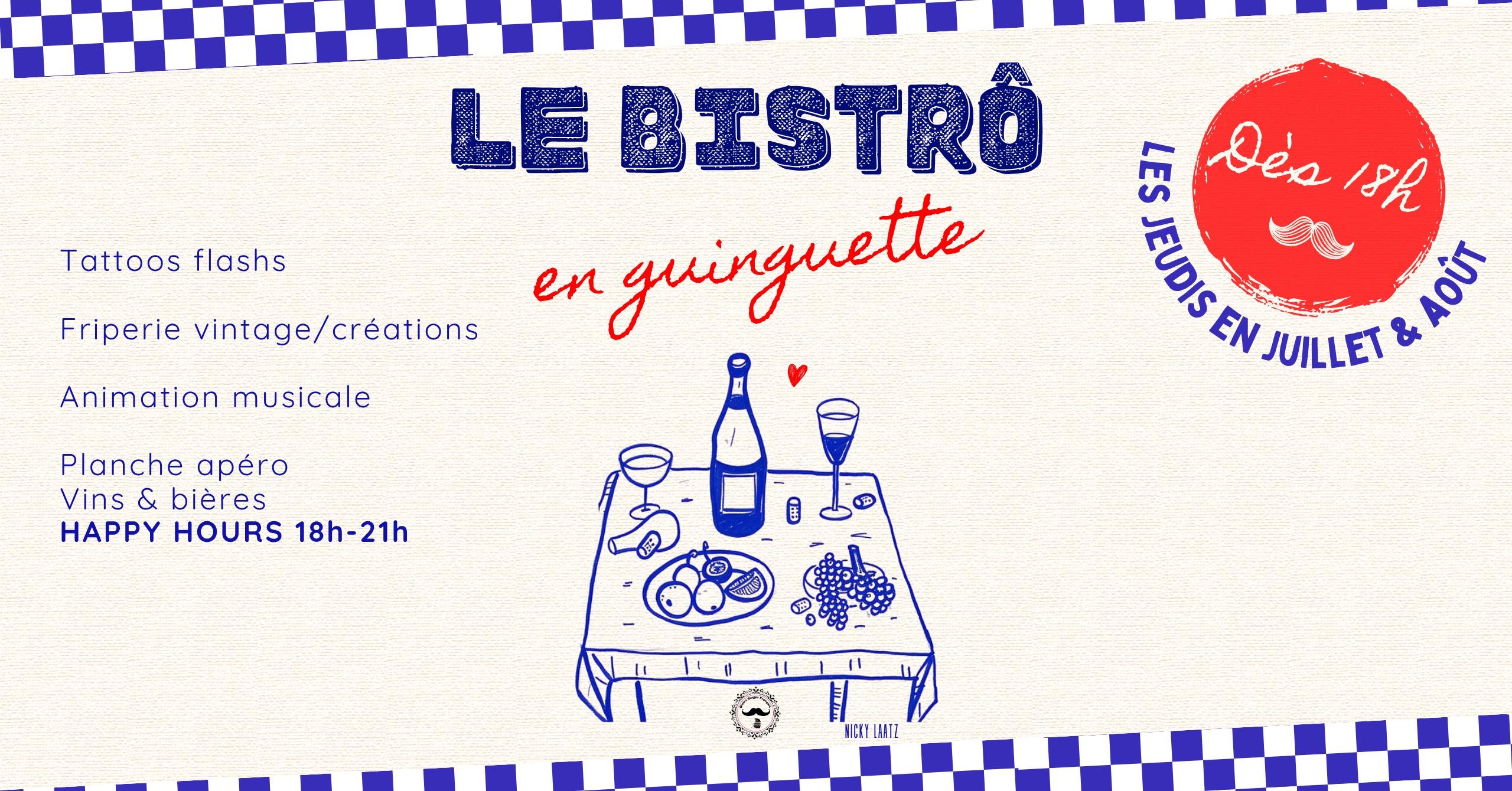 Le Bistrô en mode Guinguette