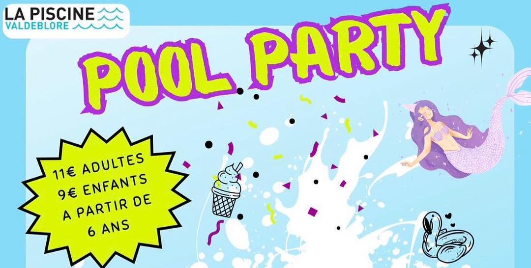 Pool party à la piscine de Valdeblore 