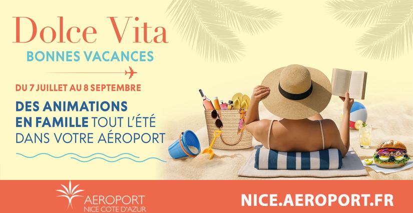 Animations "Dolce Vitae" à l'aéroport NIce Côte d'Azur - En partenariat avec KIDIKLIK