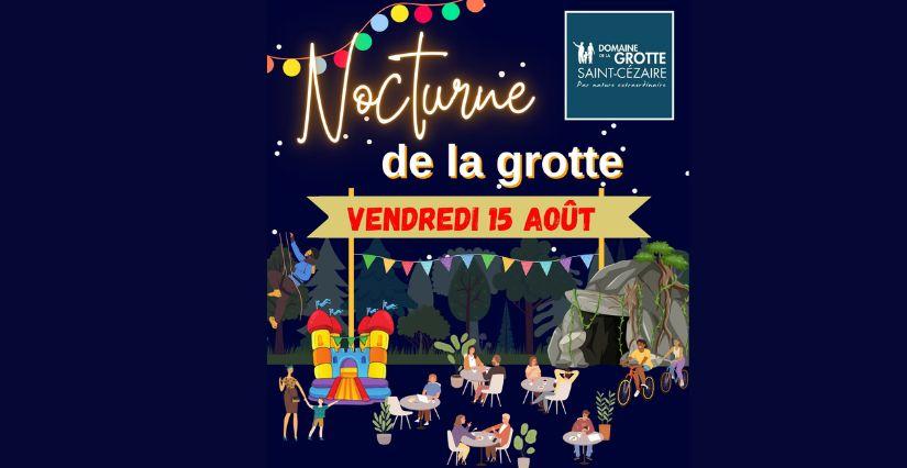 Nocturne de la grotte de Saint-Cézaire-sur-Siagne