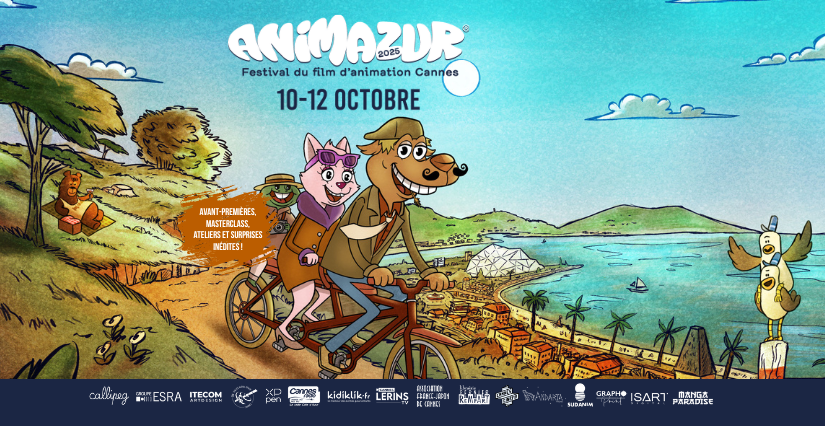 Festival ANIMAZUR Cannes 2025 : Films d’animation pour petits & grands au Cineum