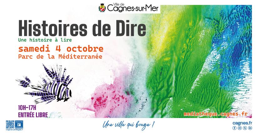 Histoires de Dire à Cagnes-sur-Mer : festival enfants nature, mer & contes 