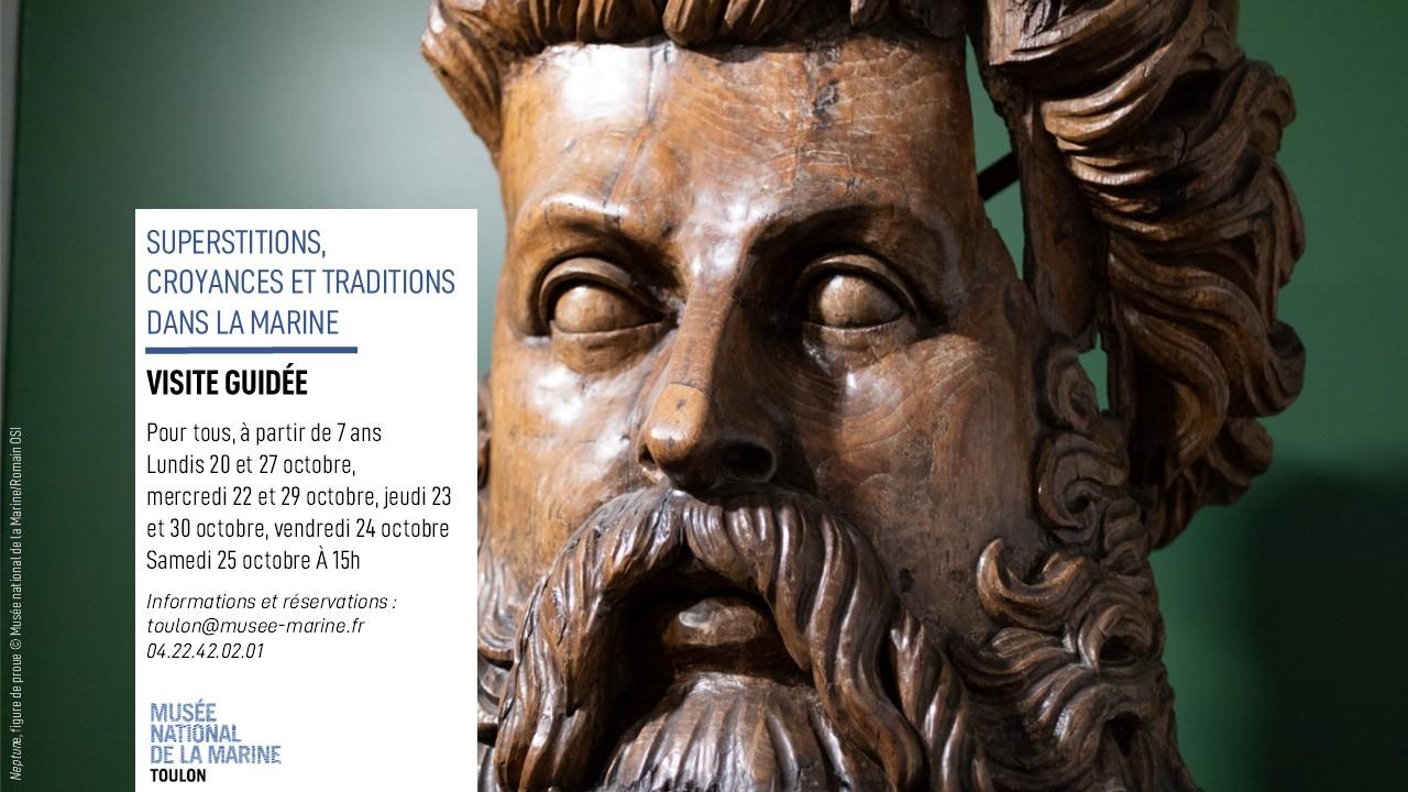 Visites guidées : superstitions, croyances et tradition dans la marine 