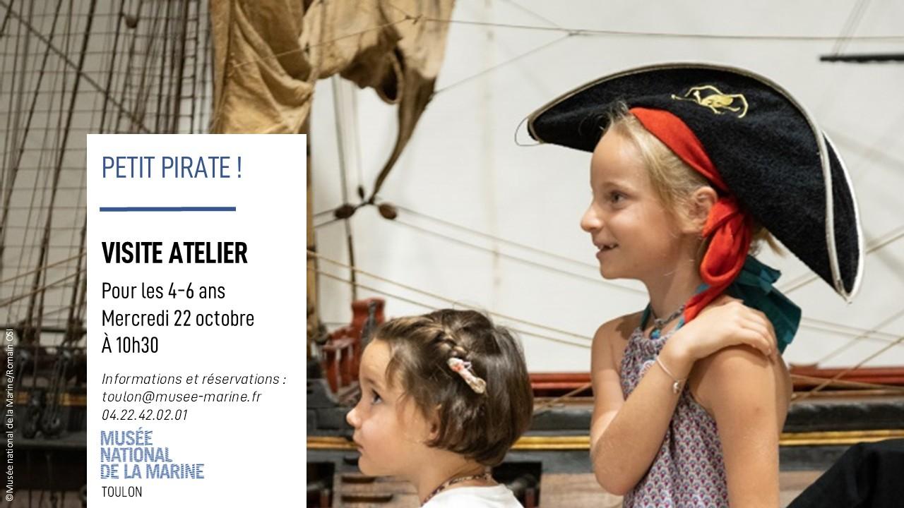 Visite-atelier "Petit pirate" au Musée national de la Marine à Toulon